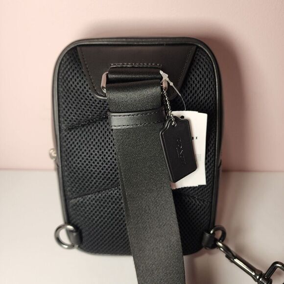 NWT COACH CW317 Cosmic Racer Sling Pack Signature Robot Print - Picture 3 of 5